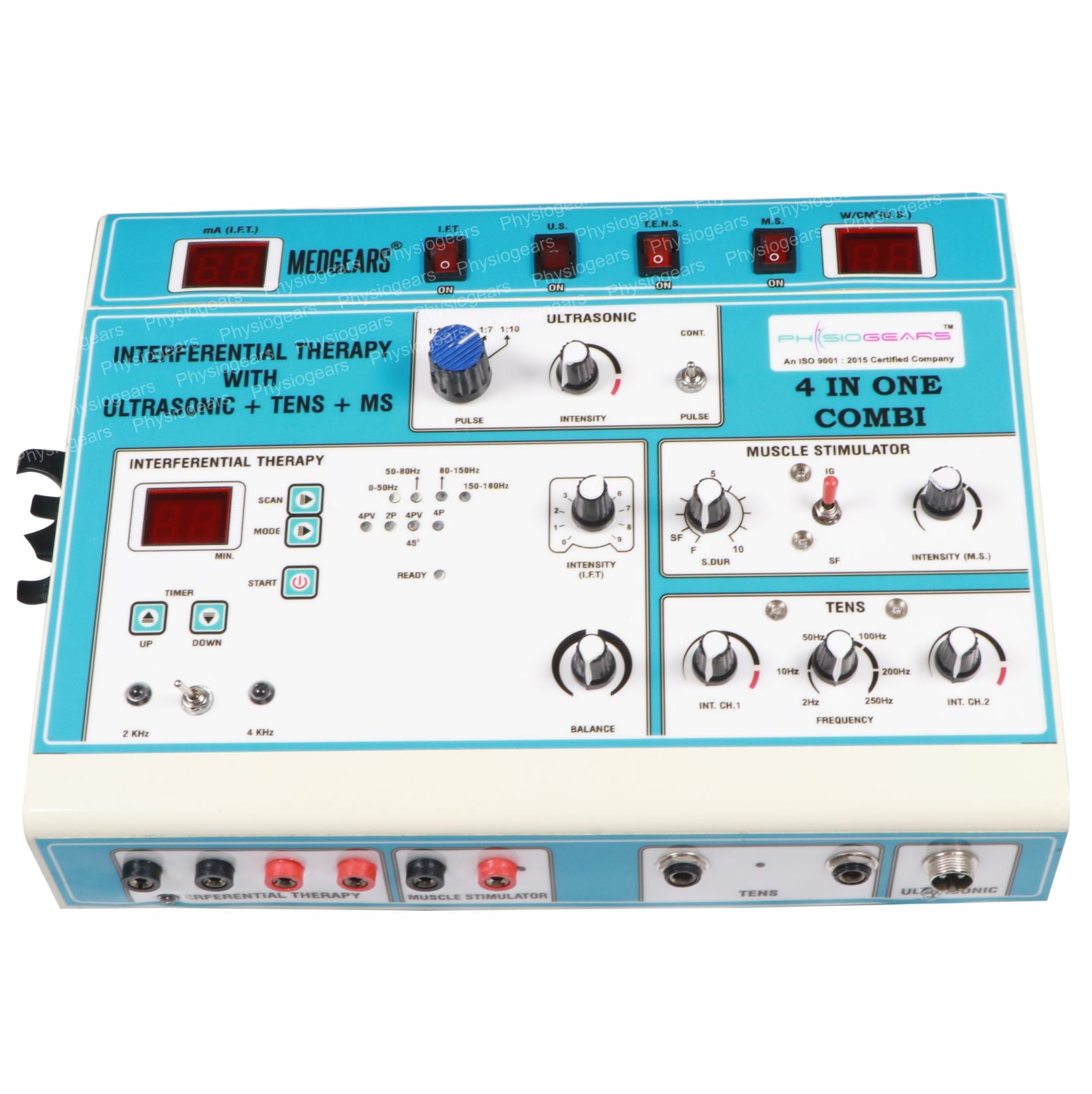 4 in 1 Manual (IFT + Ultrasonic + TENS + Muscle Stimulator)