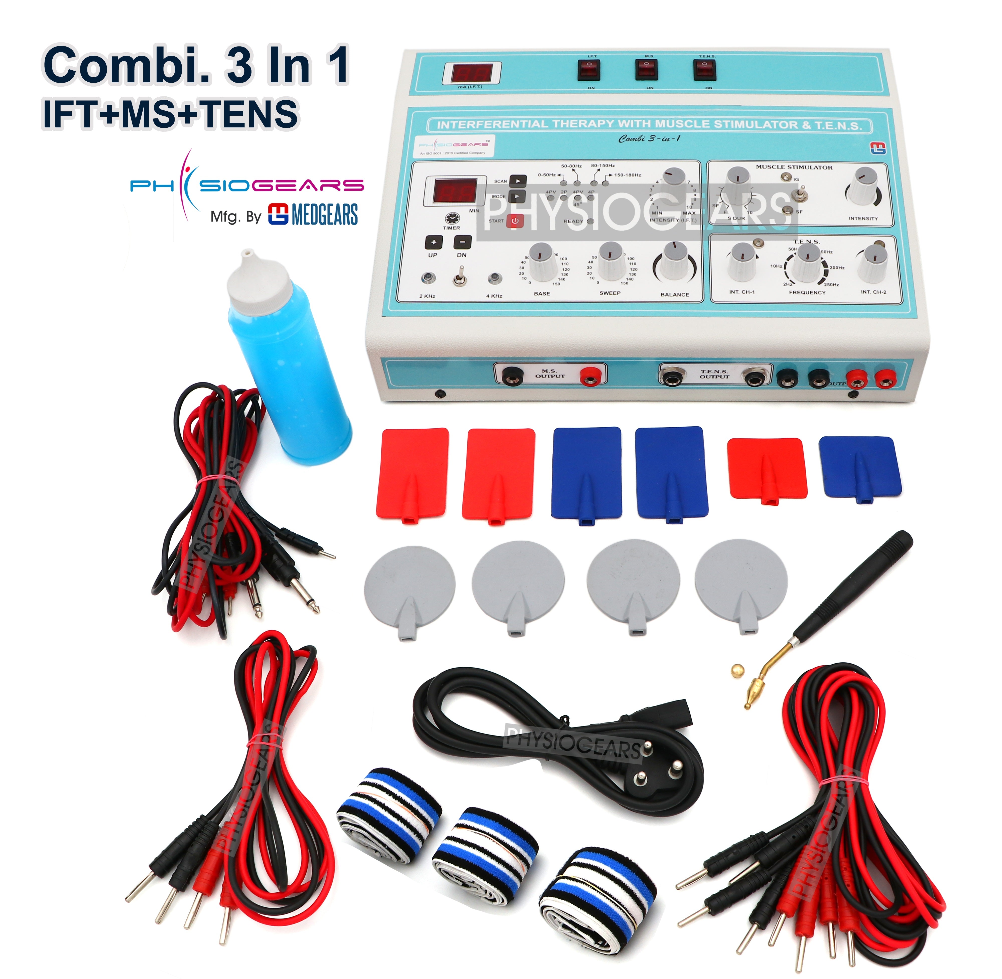 3 IN 1 Manual (IFT + Muscle Stimulator + TENS)