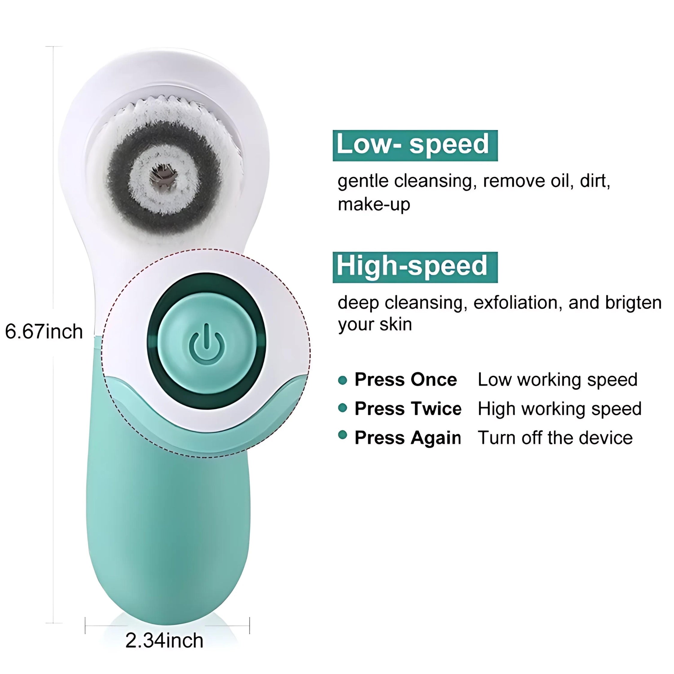 ROTARY FACIAL CLEANSING BRUSH