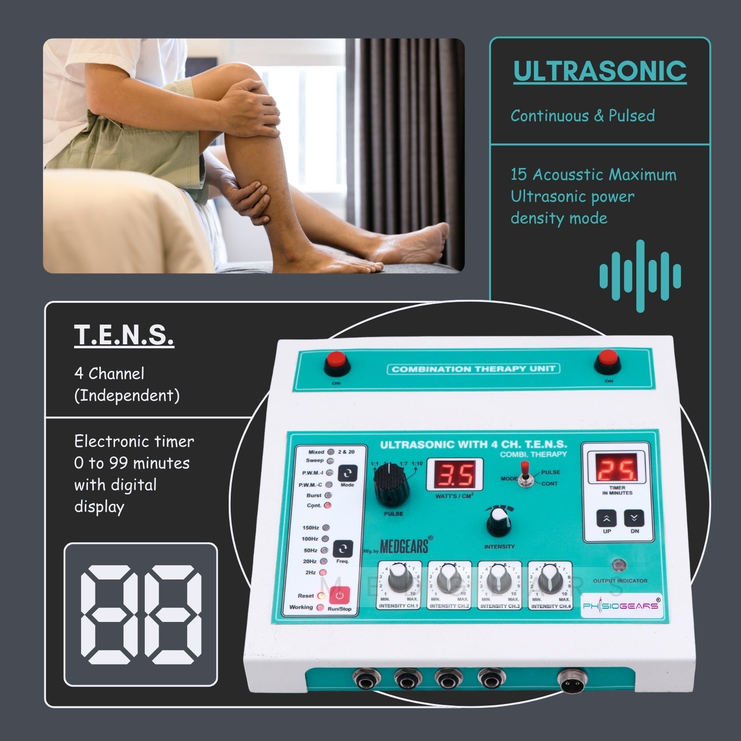 Ultrasonic + Tens Automode