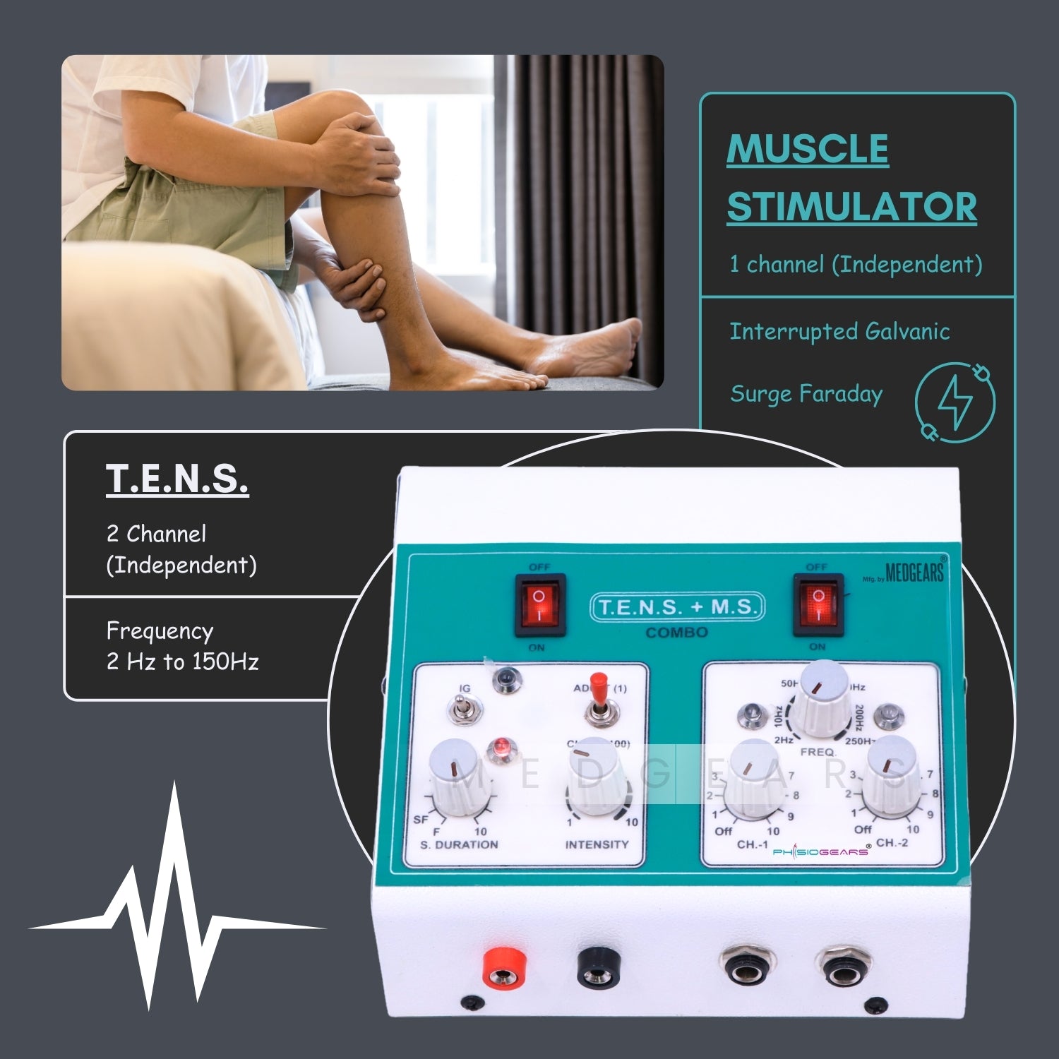 TENS + Muscle Stimulator