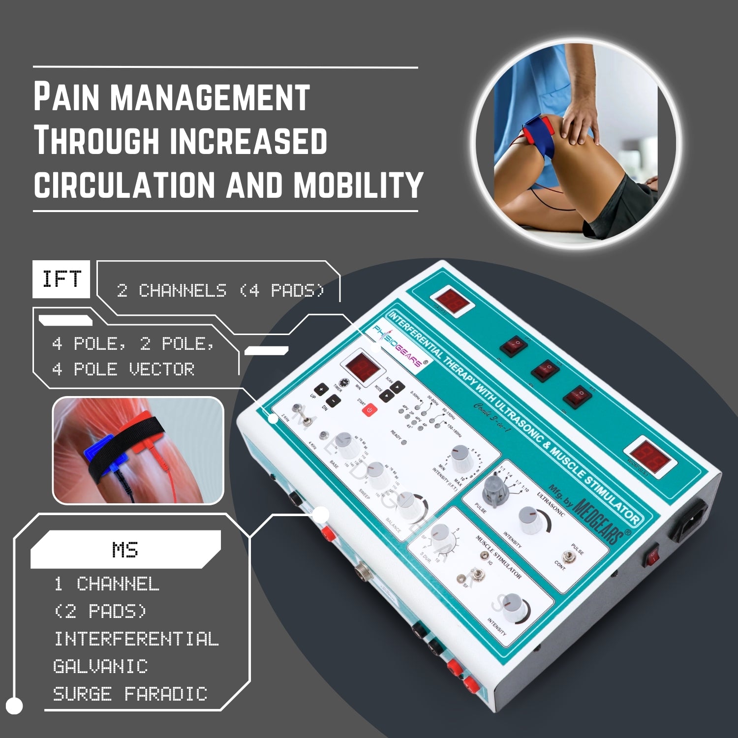 3 IN 1 Manual (IFT+ Ultrasonic + Muscle Stimulator)