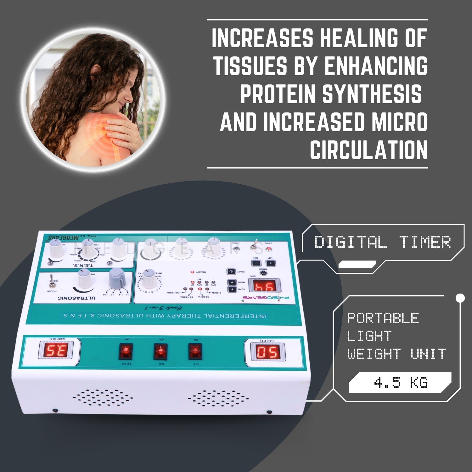 3 IN 1 Manual (IFT+ Ultrasonic +TENS)